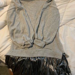 Oversized jersey dress